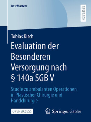 cover image of Evaluation der Besonderen Versorgung nach § 140a SGB V